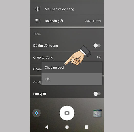 Chọn chụp nụ cười
